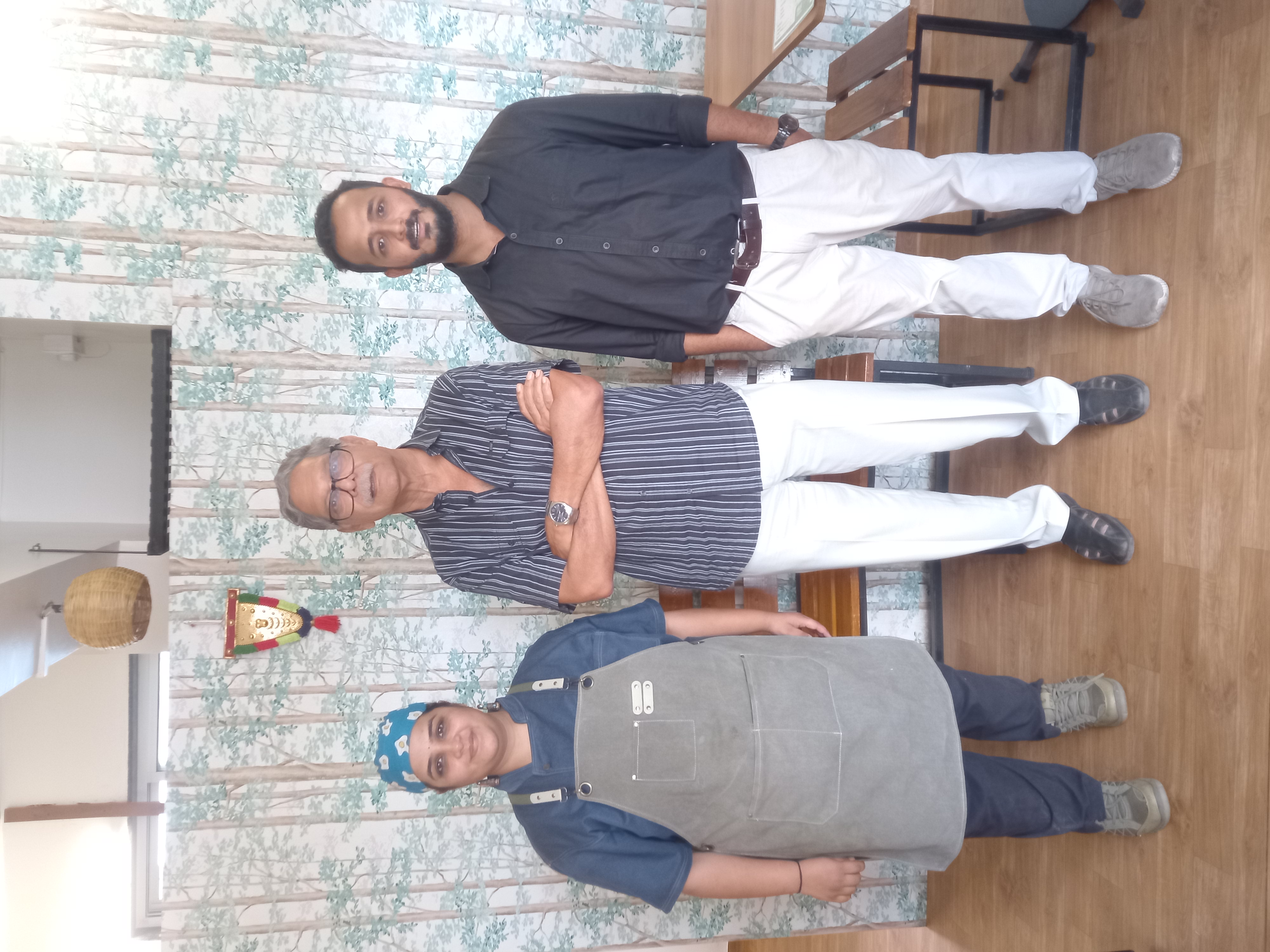 The warmth of a visit from Mohan Joshi